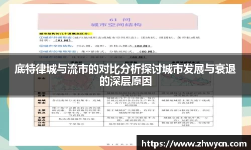 底特律城与流市的对比分析探讨城市发展与衰退的深层原因